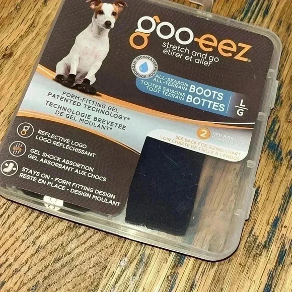 GOO EEZ set of 2 boots  for dog 🐕 size L - Picture 1 of 5